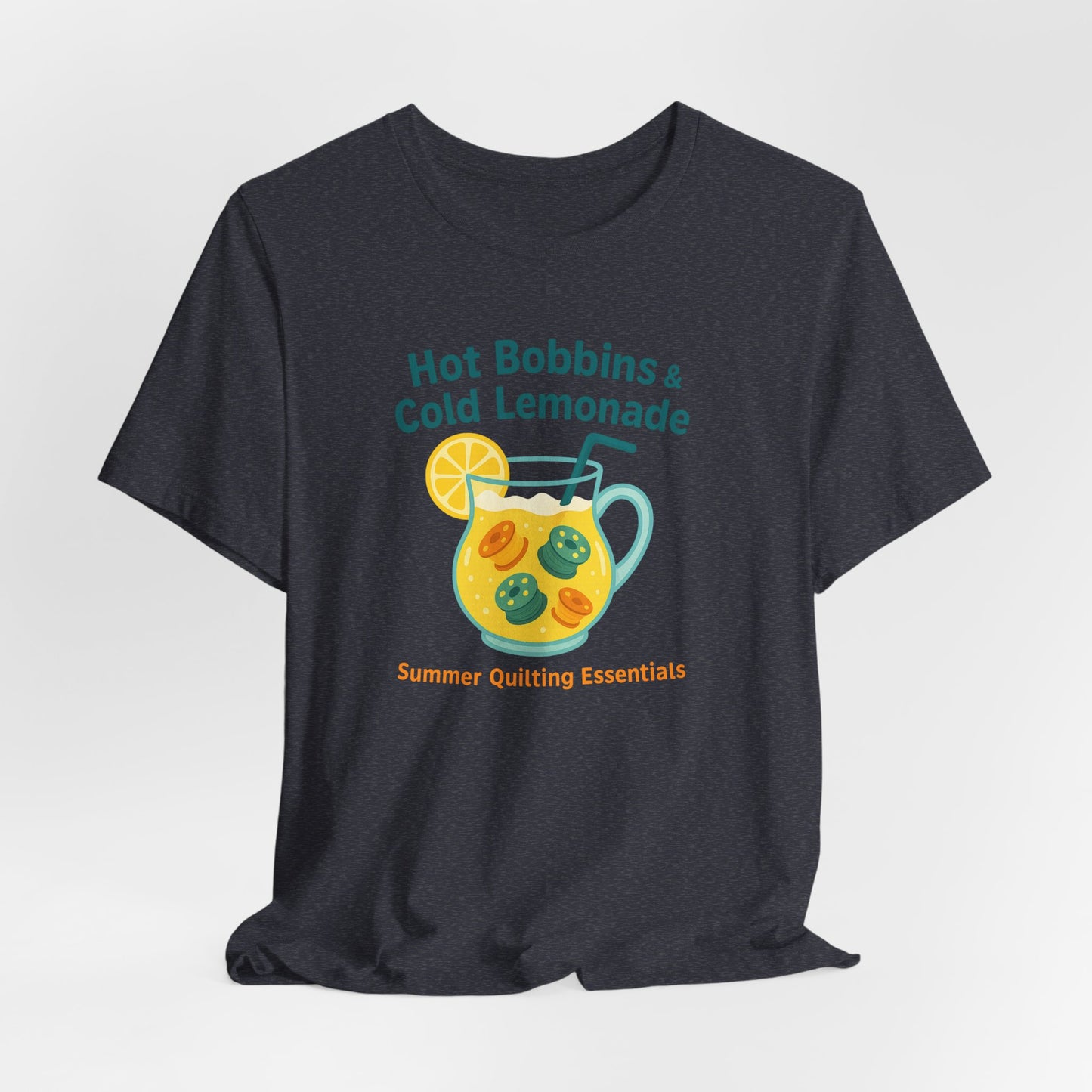 Hot Bobbins & Cold Lemonade T-Shirt β Funny Summer Quilting Shirt