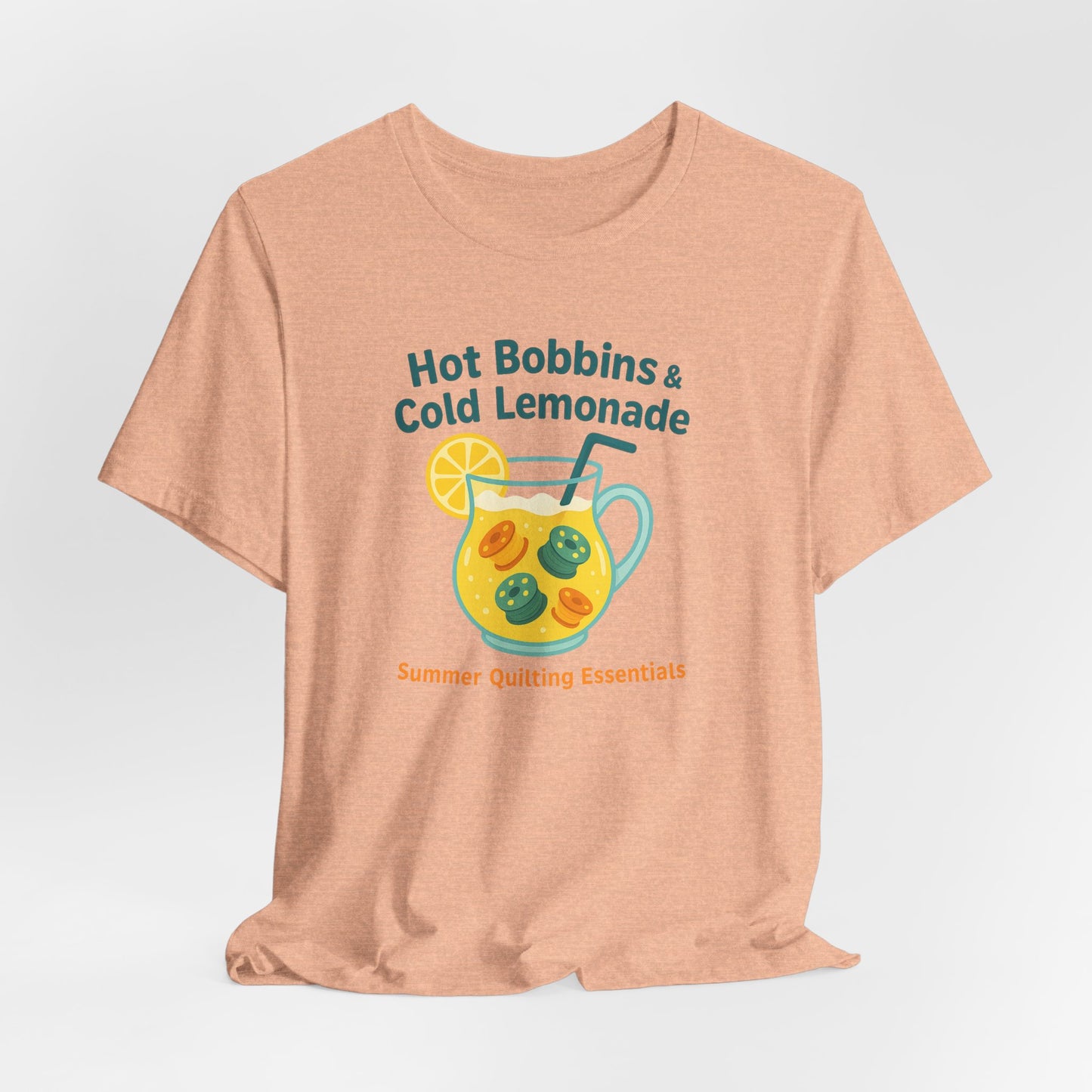 Hot Bobbins & Cold Lemonade T-Shirt β Funny Summer Quilting Shirt