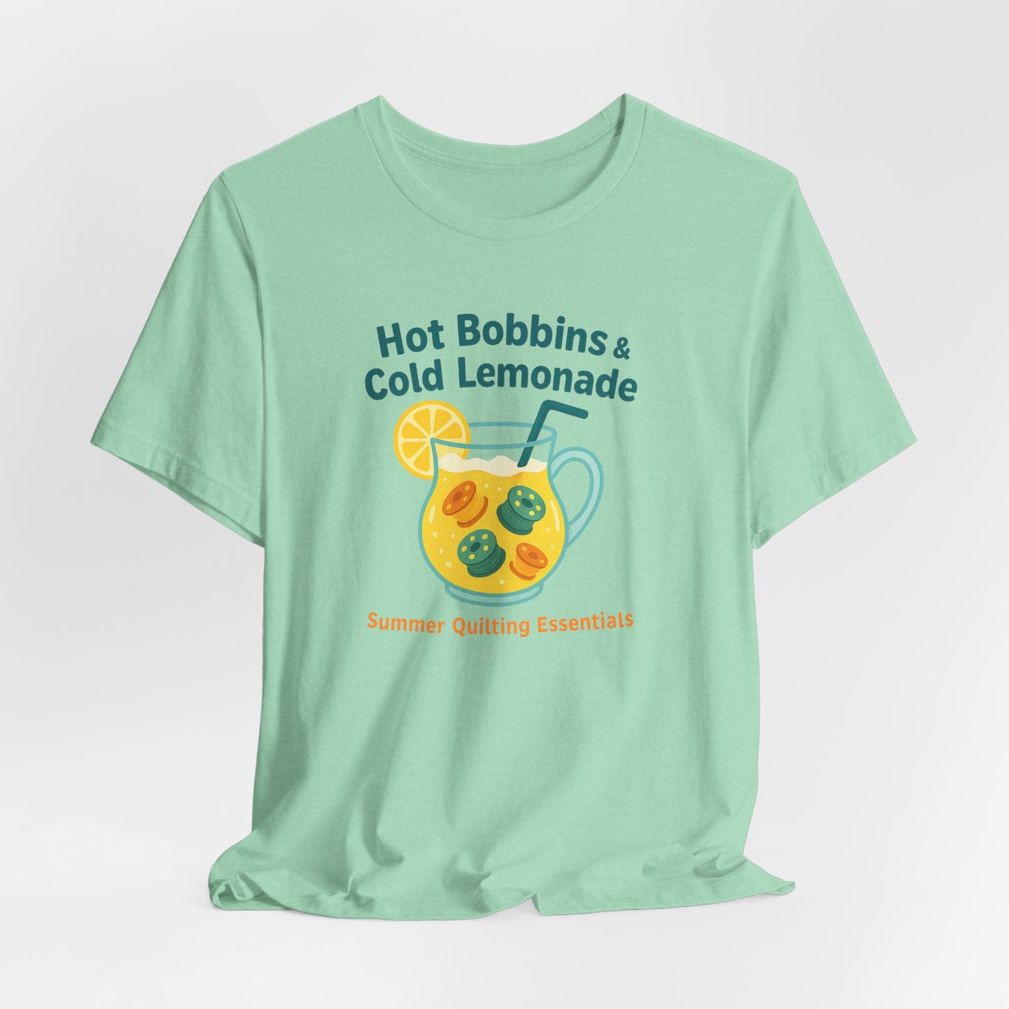 Hot Bobbins & Cold Lemonade T-Shirt β Funny Summer Quilting Shirt