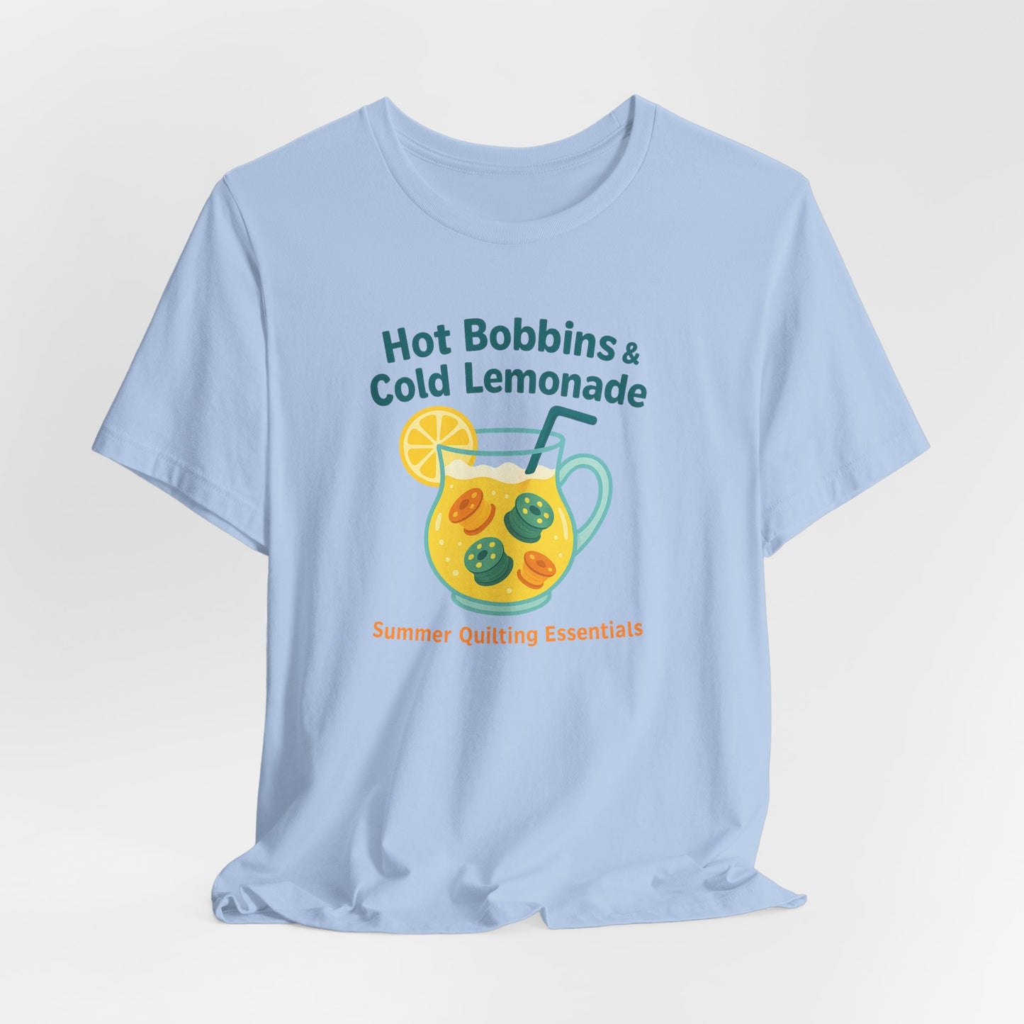 Hot Bobbins & Cold Lemonade T-Shirt β Funny Summer Quilting Shirt