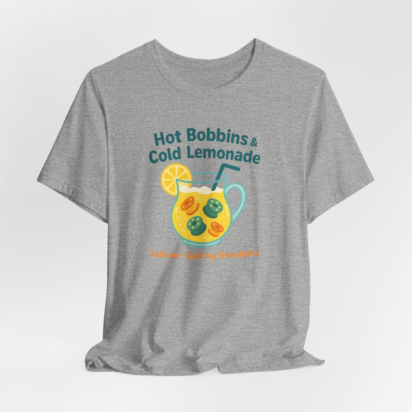 Hot Bobbins & Cold Lemonade T-Shirt β Funny Summer Quilting Shirt