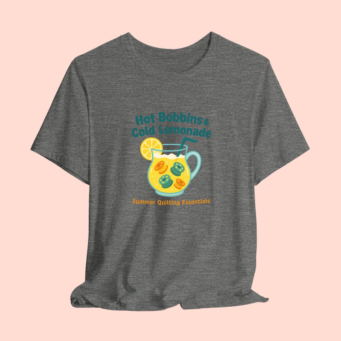 Hot Bobbins & Cold Lemonade T-Shirt β Funny Summer Quilting Shirt