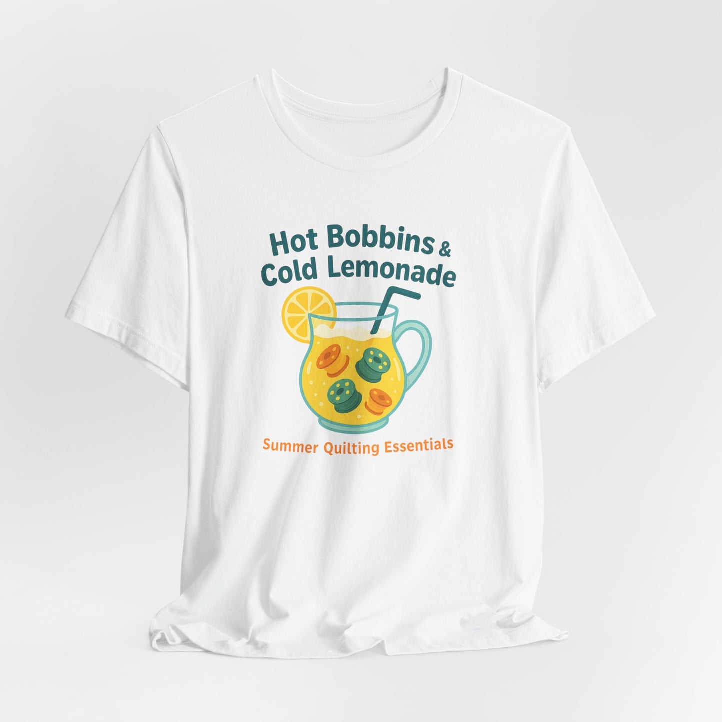 Hot Bobbins & Cold Lemonade T-Shirt β Funny Summer Quilting Shirt