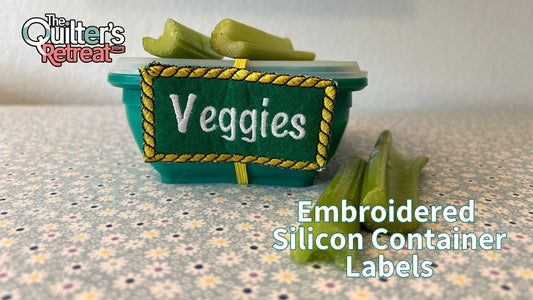 DIY Embroidery Silicon Container Labels: A Stylish Solution for Your Organizing Needs