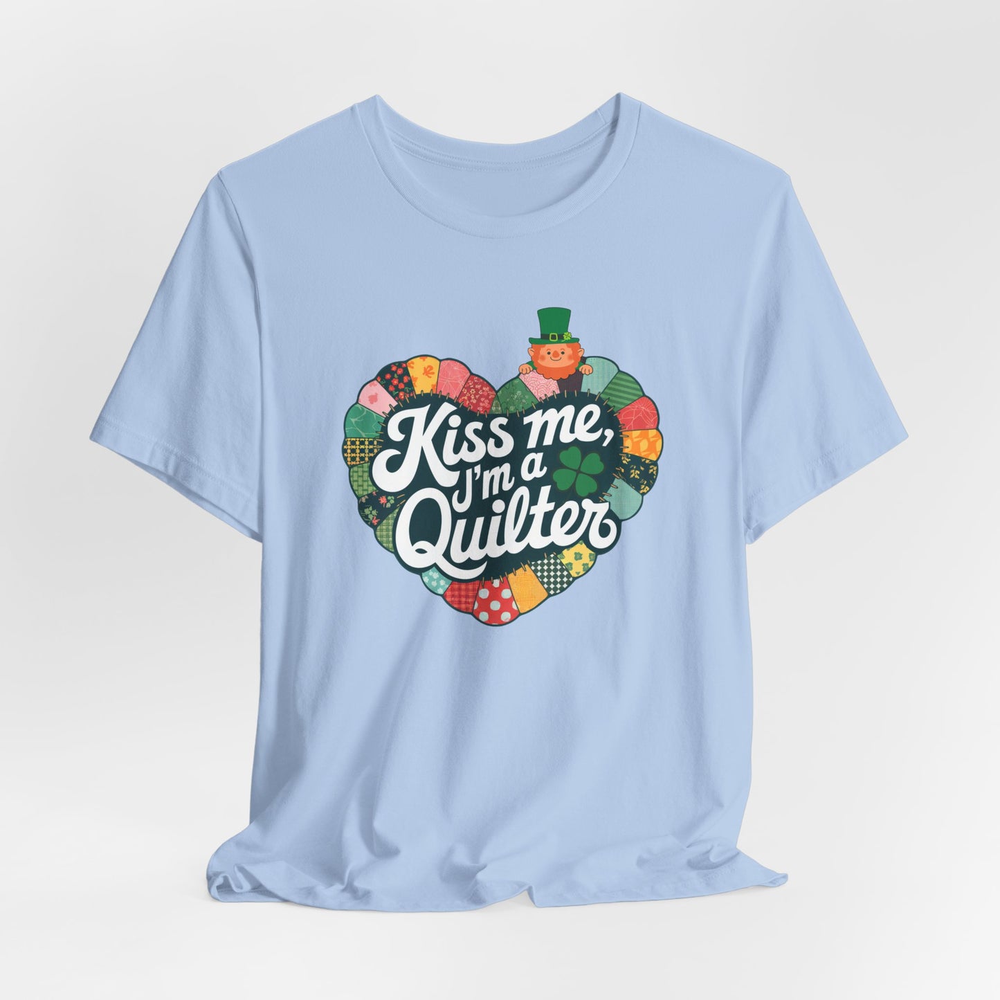 Kiss Me, I’m a Quilter Short-Sleeve Tee – St. Patrick’s Day Fun