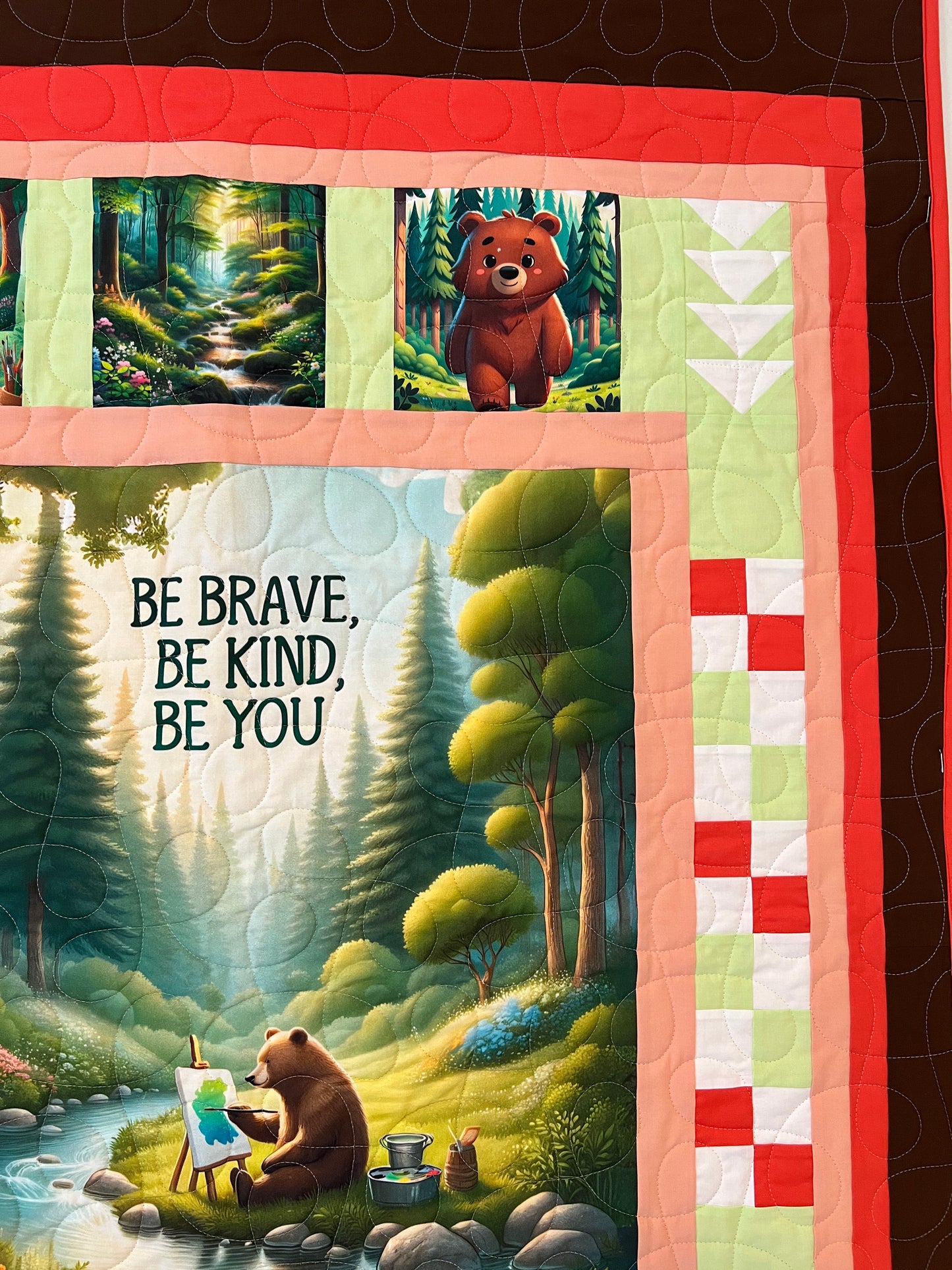 Be Kind Bear Quilt Kit