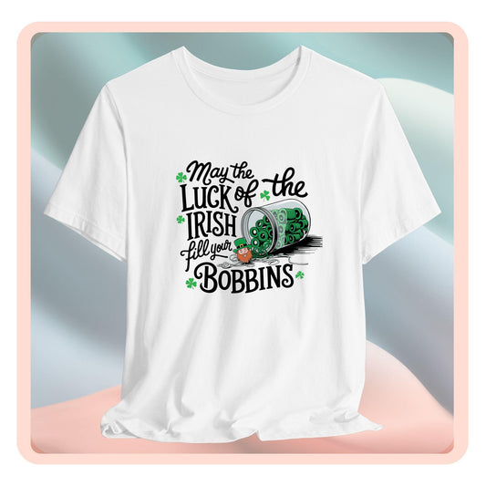 Luck of the Irish Quilting Short Sleeve Tee – St. Patrick’s Day